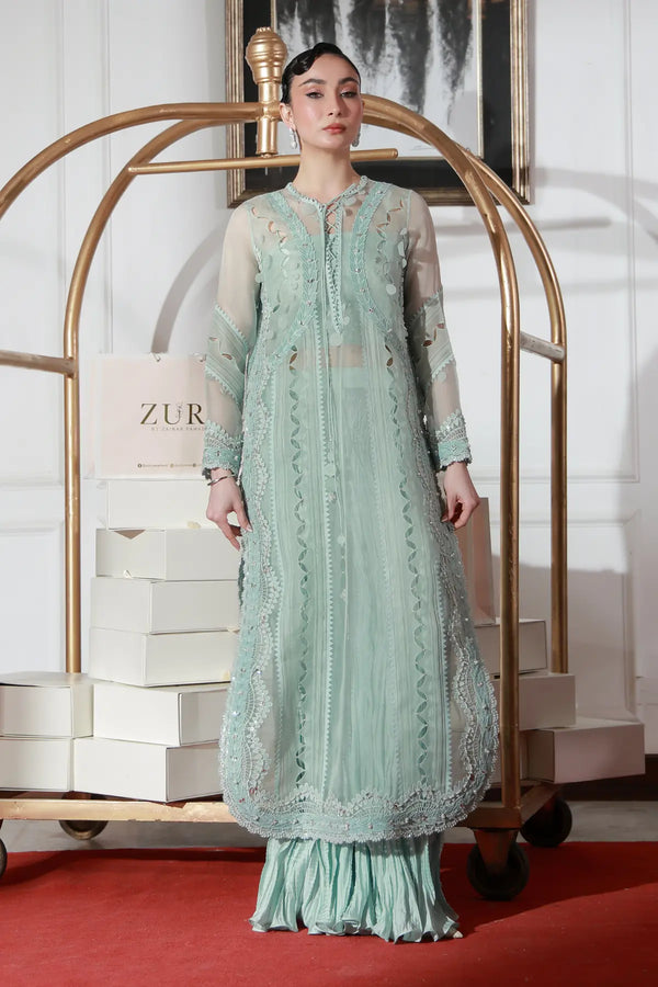 Tressor Luxury Silk | Embroidered Occasion Wear | Zuri by Zainab