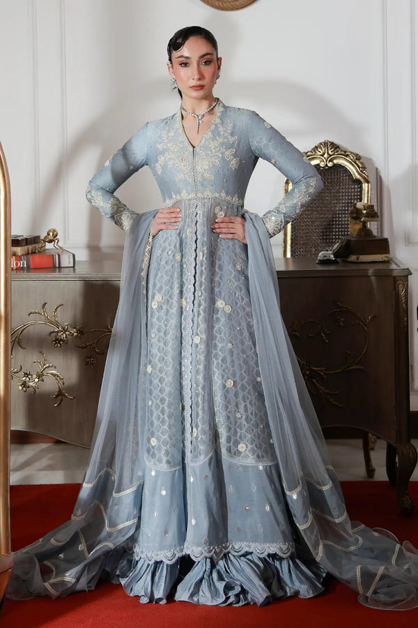 Tressor Luxury Silk | Embroidered Occasion Wear | Zuri by Zainab